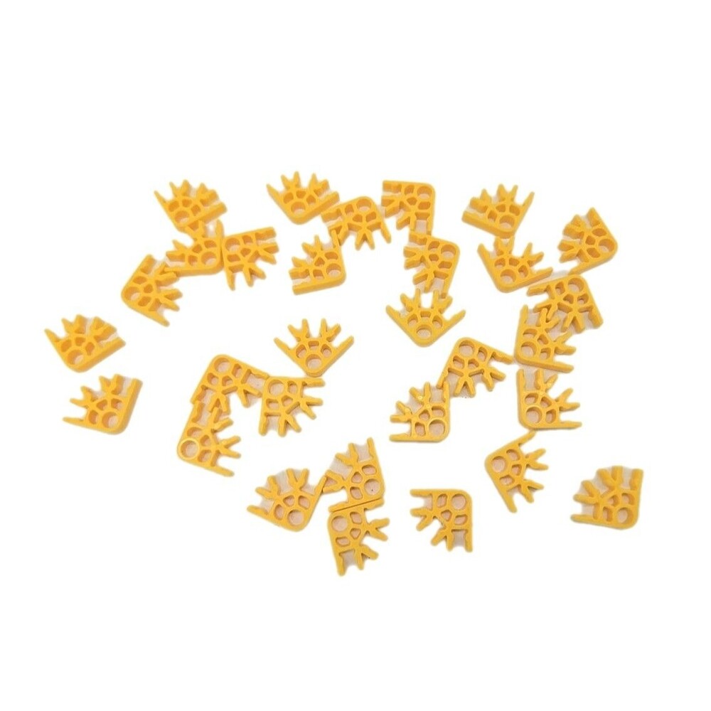 K'Nex Micro 3-way Yellow Connectors Lot 30 Knex Replacement Parts Pieces #509042